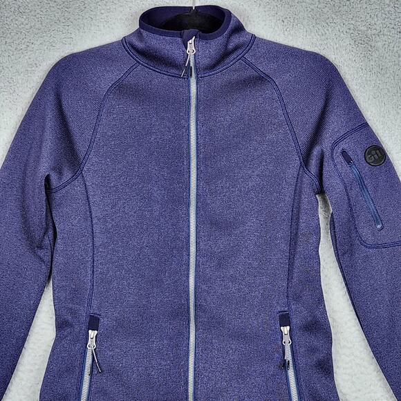 GILL MARINE Jacket Womens Size 6 Blue Full Zip Knit Fleece Zip Pockets - Picture 5 of 12